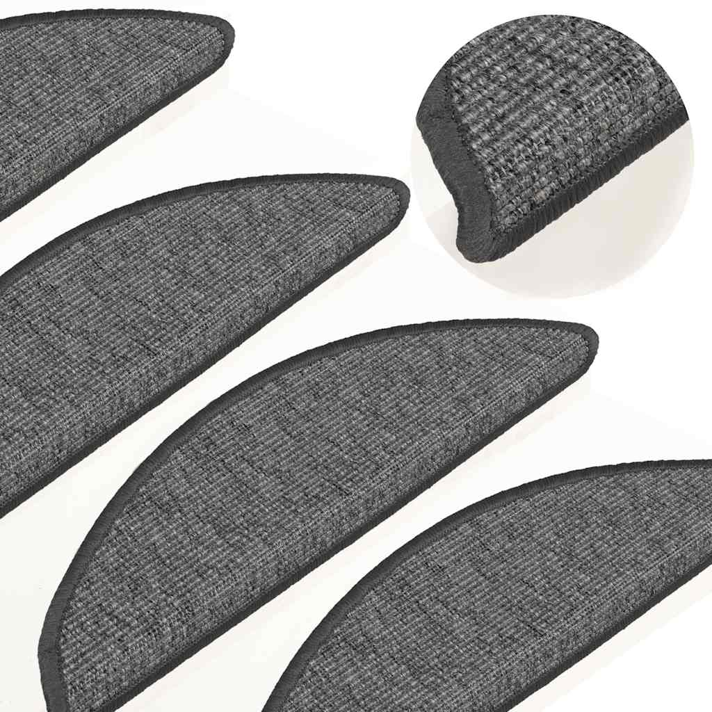 Vidaxl Stair Mats auto-adhésif 15 ST 56X17X3 cm beige et gris