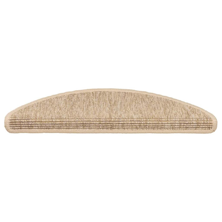 Vidaxl Mat à escalier auto-adhésif 15 ST 56x17x3 cm beige clair