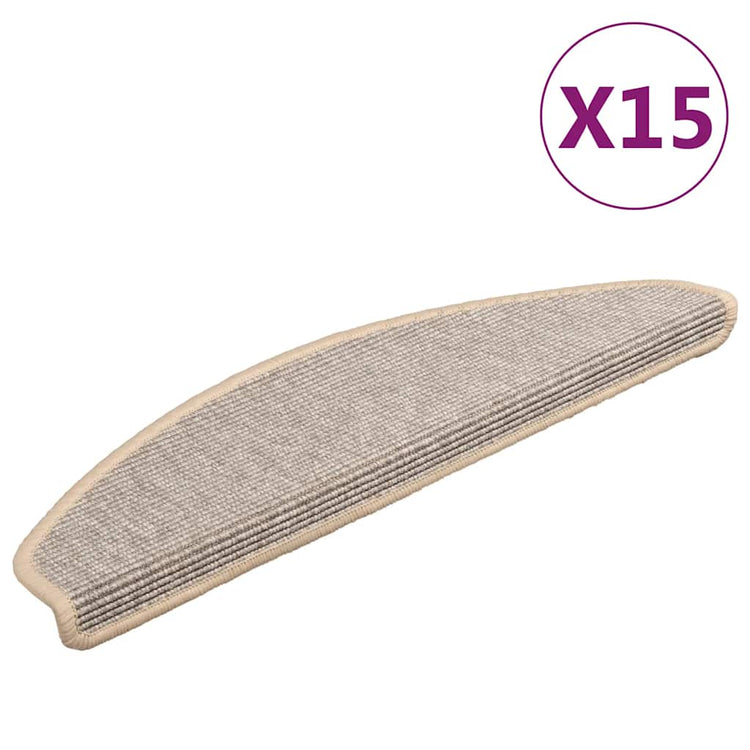 Vidaxl Stair Mats auto-adhésif 15 ST 65X21X4 CM COLORED