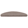 Vidaxl Stair Mats auto-adhésif 15 ST 65X21X4 CM BEIGE DARK