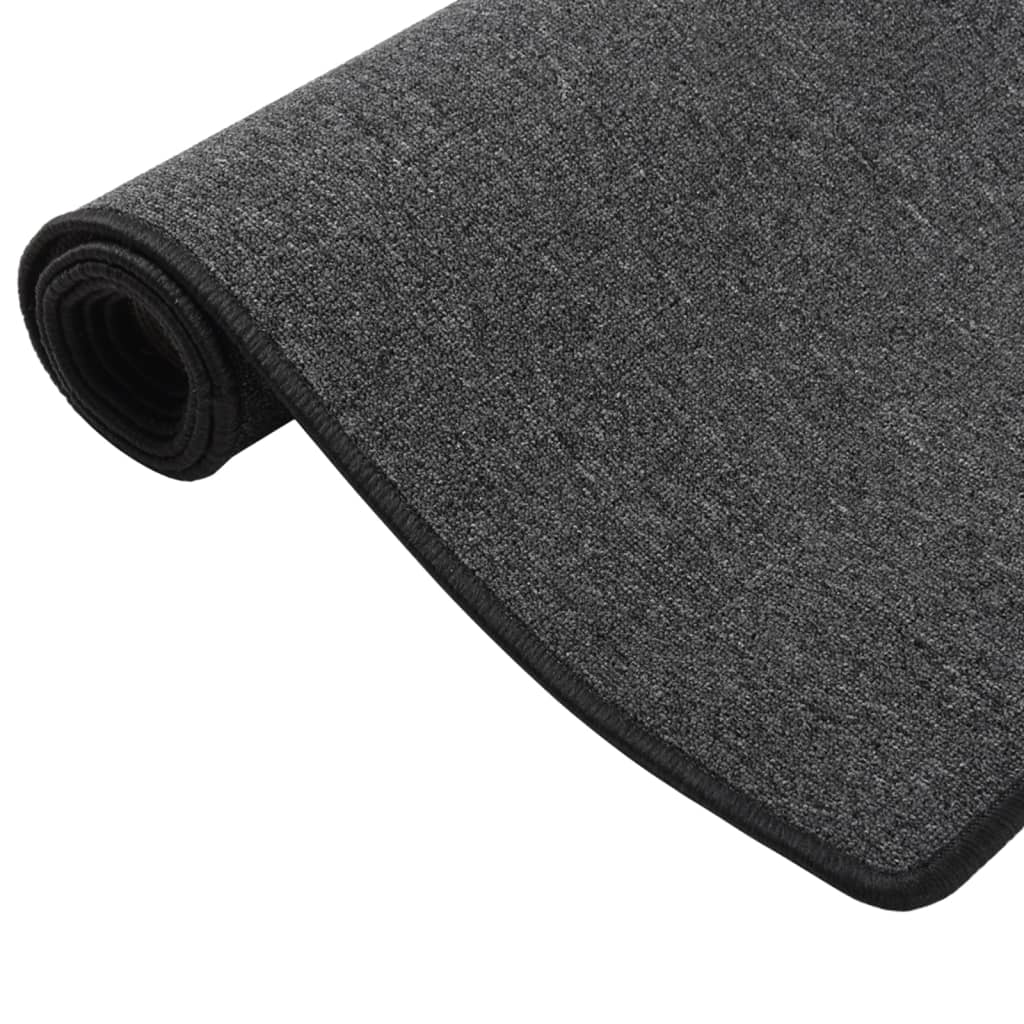 Vidaxl Carpet Runner 80x400 cm anthracite -colored