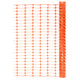 vidaXL Filet de clôture 50 m orange