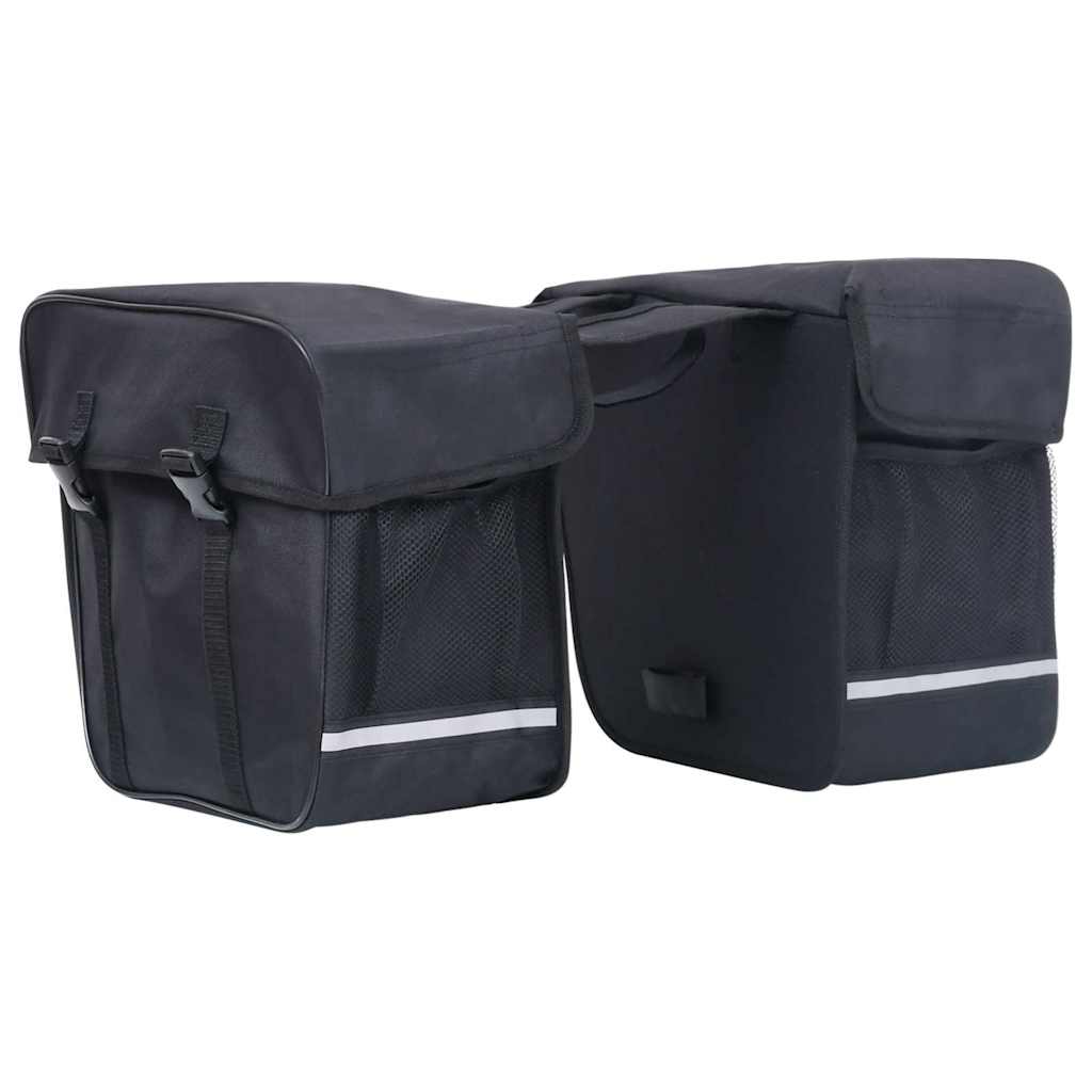 Sac à vélo Vidaxl pour porte-bagages double étanche 35 L noir