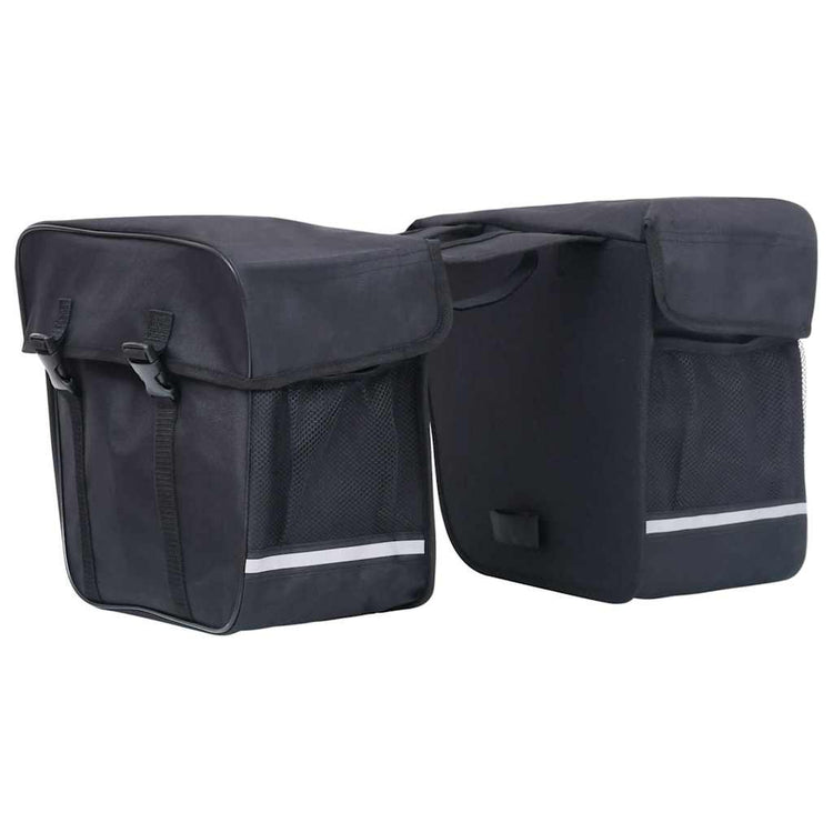 Sac à vélo Vidaxl pour porte-bagages double étanche 35 L noir