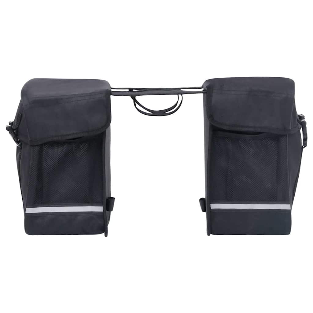 Sac à vélo Vidaxl pour porte-bagages double étanche 35 L noir