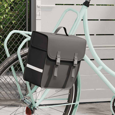 Sac à vélo Vidaxl pour porte-bagages seulement étanche 21 L noir