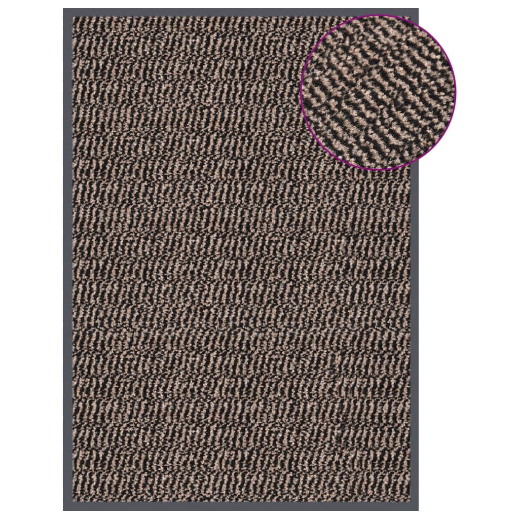 Vidaxl DOORMAT TUFTED 40x60 cm brun foncé