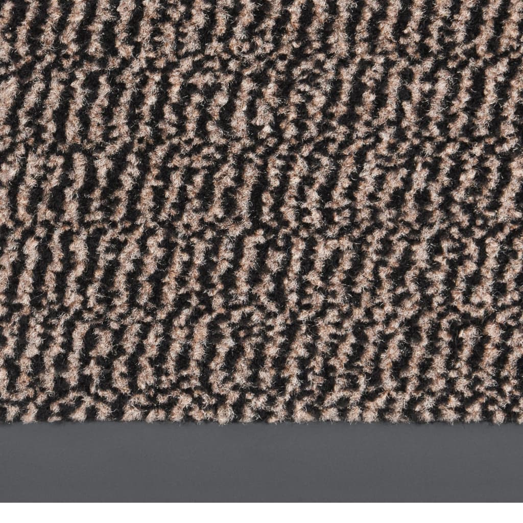 Vidaxl DOORMAT TUFTED 60x90 cm brun foncé