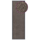 Vidaxl DOORMAT TUFTED 60x180 cm brun foncé