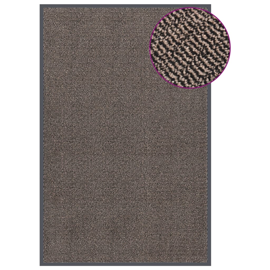Vidaxl DOORMAT TUFTED 120x180 cm Brown foncé