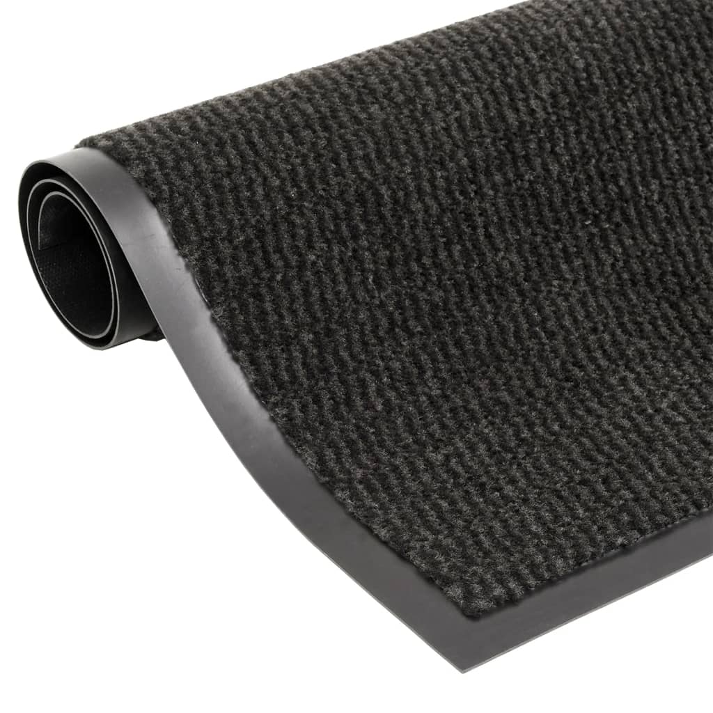 Vidaxl DOORMAT TUFTED 60x180 cm noir
