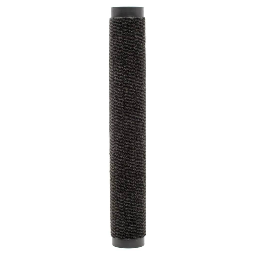 Vidaxl DOORMAT TUFTED 60x180 cm noir