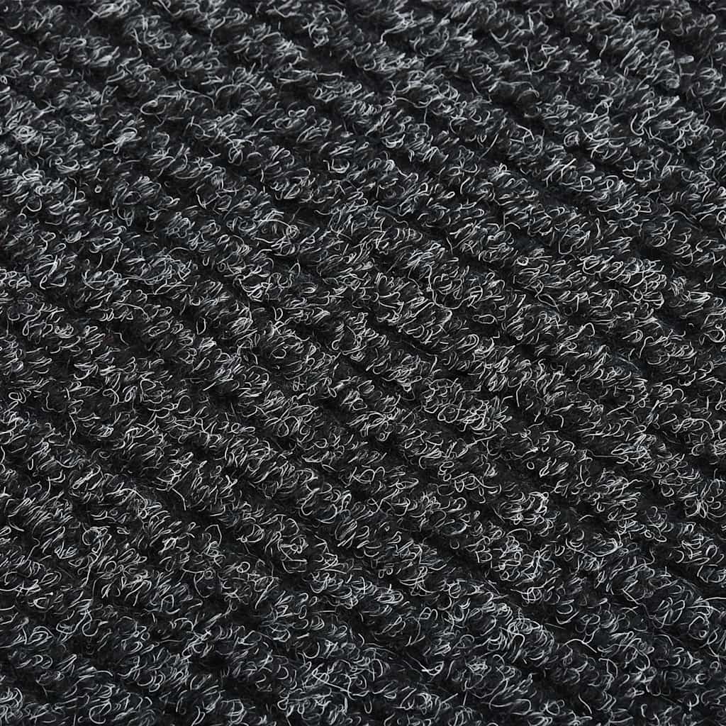 Vidaxl droogloopmat 100x100 cm anthracite -colored