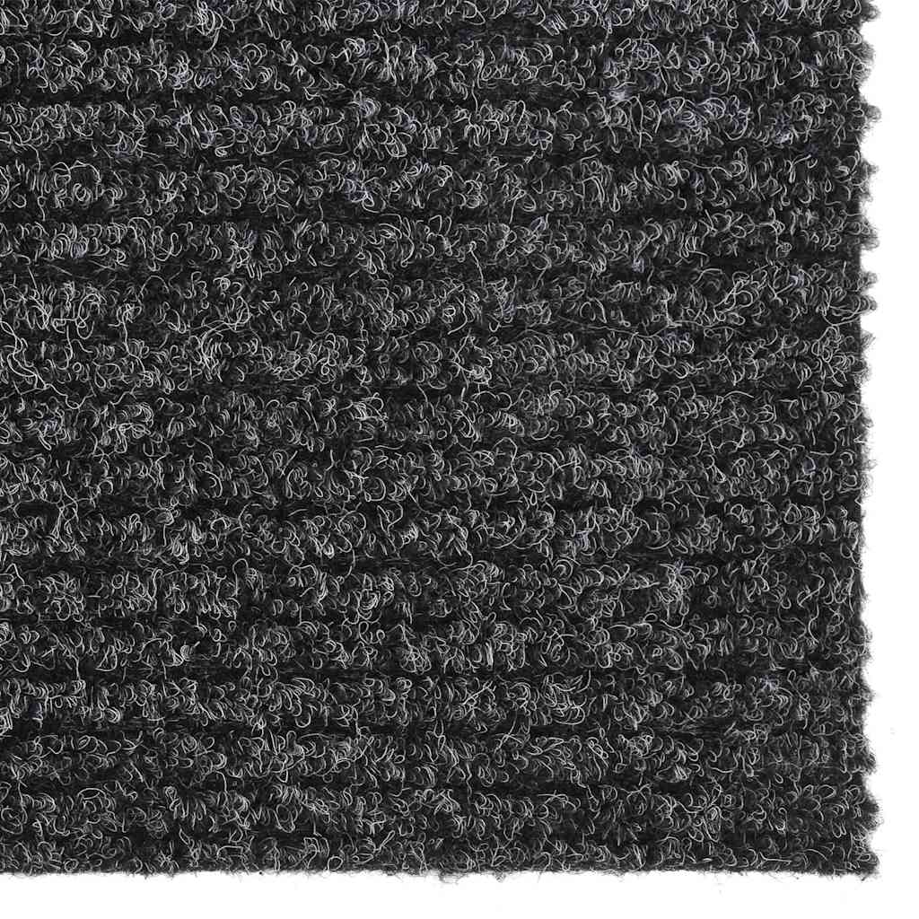 Vidaxl droogloopmat 100x100 cm anthracite -colored