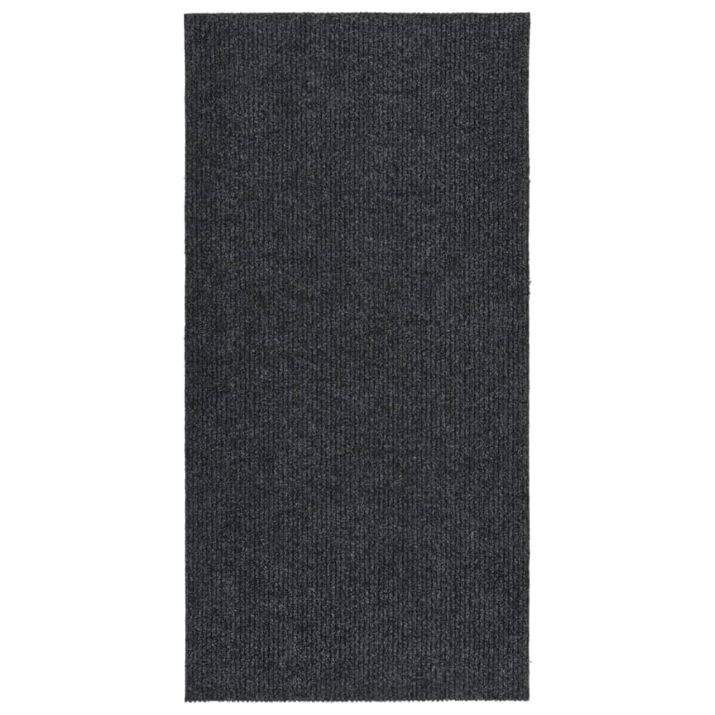 Vidaxl droogloopmat 100x200 cm anthracite -colored