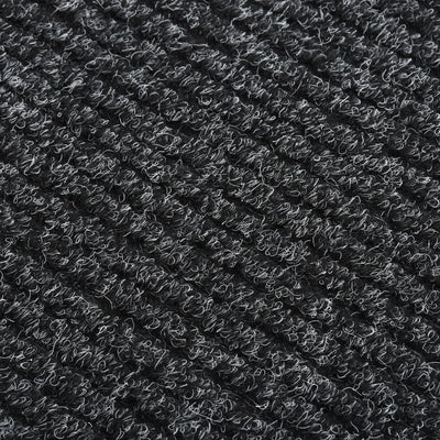 Vidaxl droogloopmat 100x200 cm anthracite -colored
