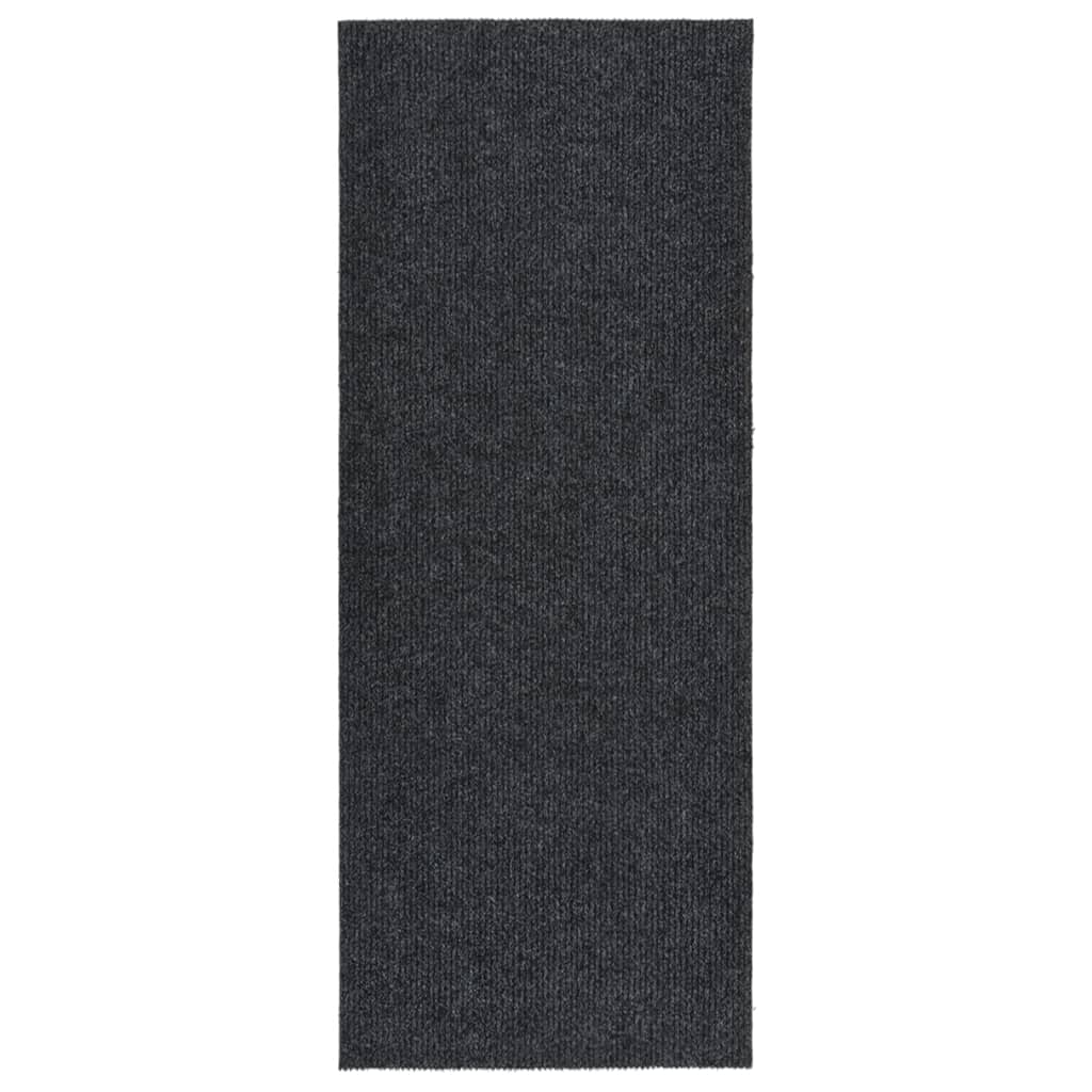 Vidaxl droogloopmat 100x250 cm anthracite -colored