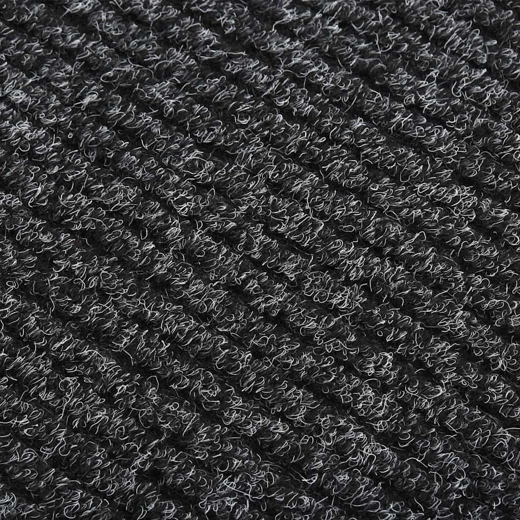 Vidaxl droogloopmat 100x300 cm anthracite -colored