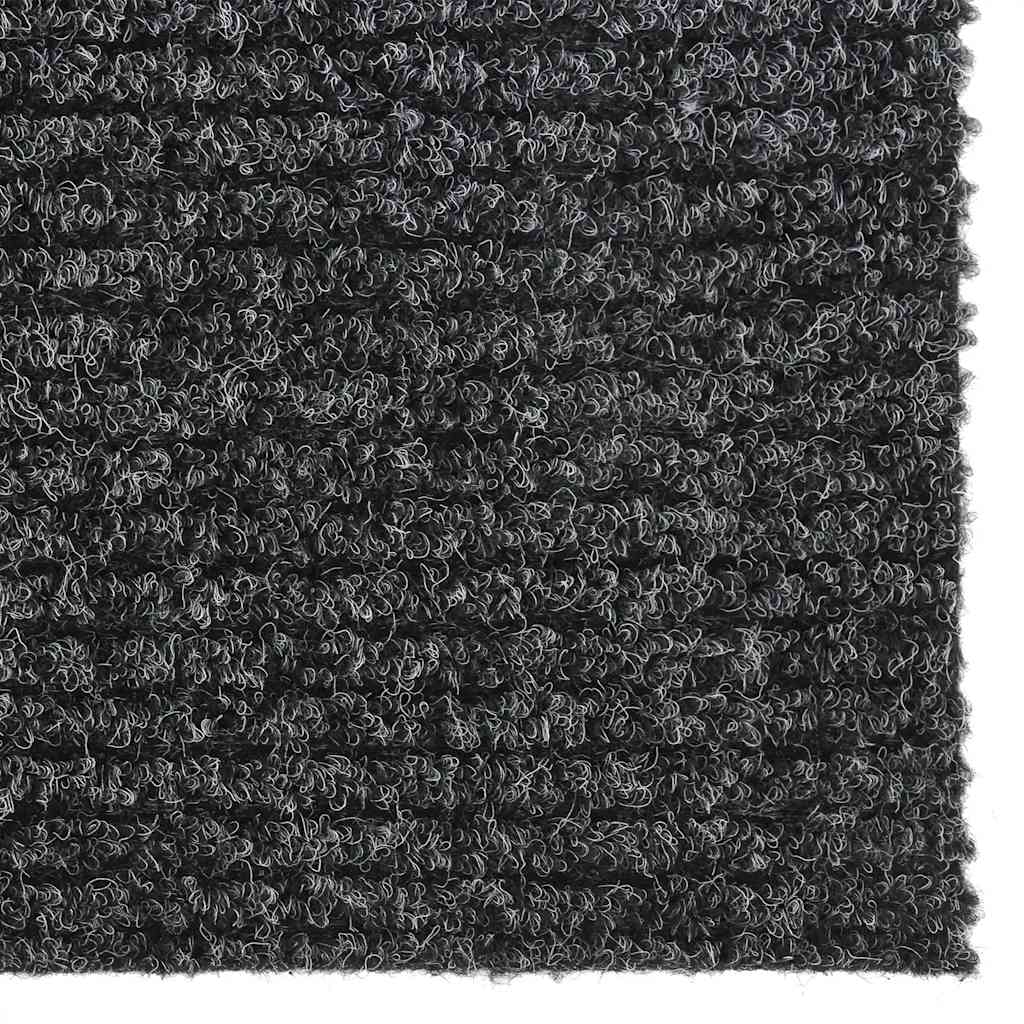 Vidaxl droogloopmat 100x300 cm anthracite -colored