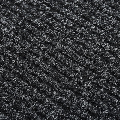 Vidaxl droogloopmat 100x350 cm anthracite -colored
