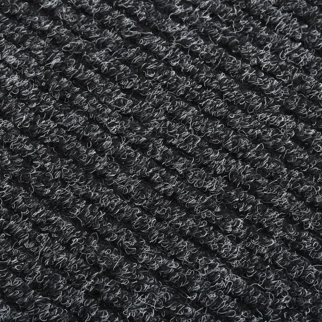 Vidaxl droogloopmat 100x450 cm anthracite -colored