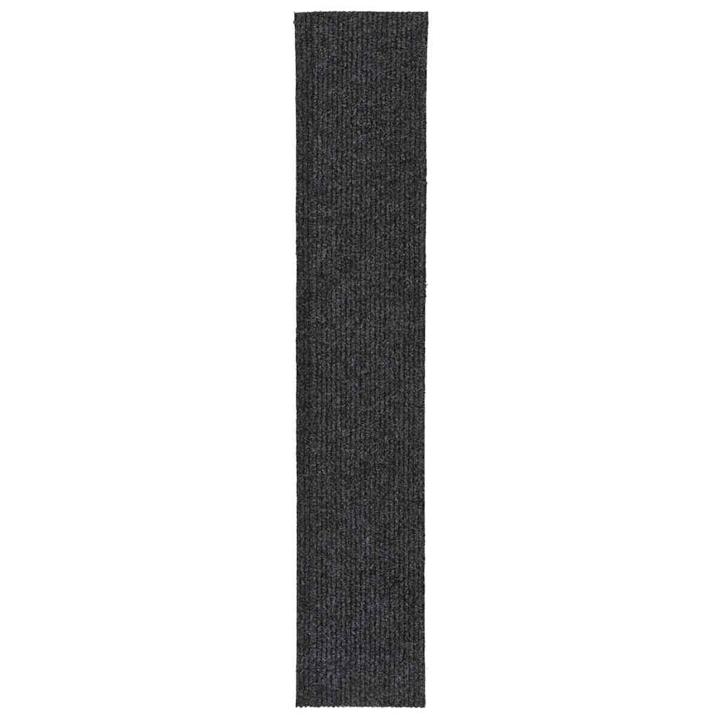 Vidaxl droogloopmat 100x500 cm anthracite -colored
