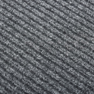 Vidaxl droogloopmat 100x100 cm gris