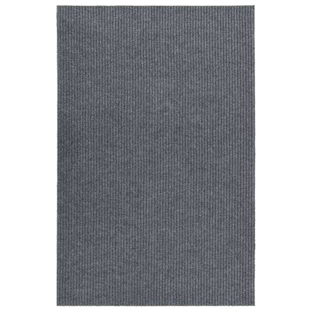 Vidaxl droogloopmat 100x150 cm gris