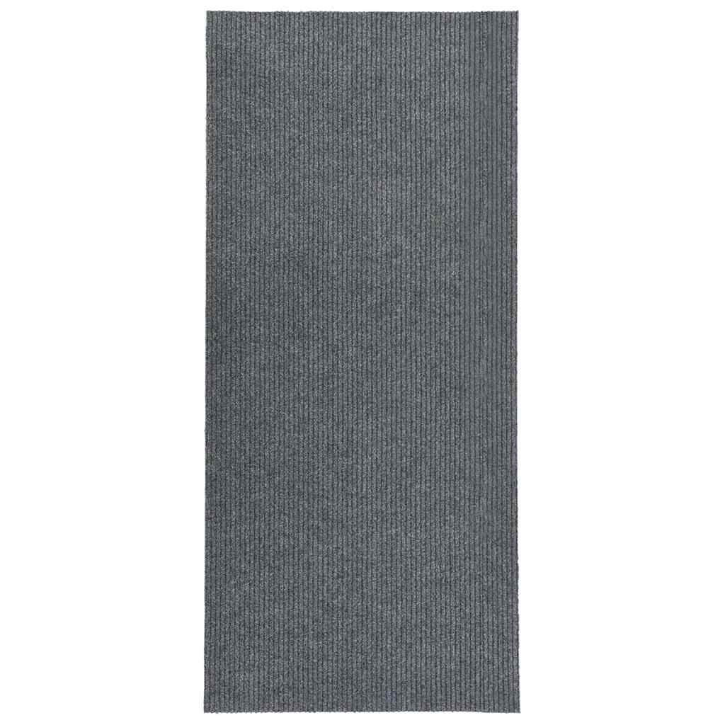 Vidaxl droogloopmat 100x250 cm gris