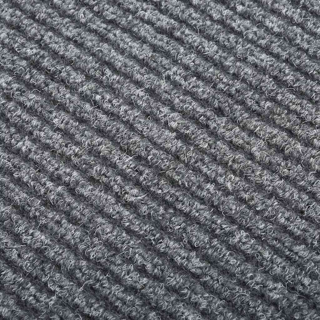 Vidaxl droogloopmat 100x250 cm gris