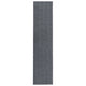 Vidaxl droogloopmat 100x450 cm gris