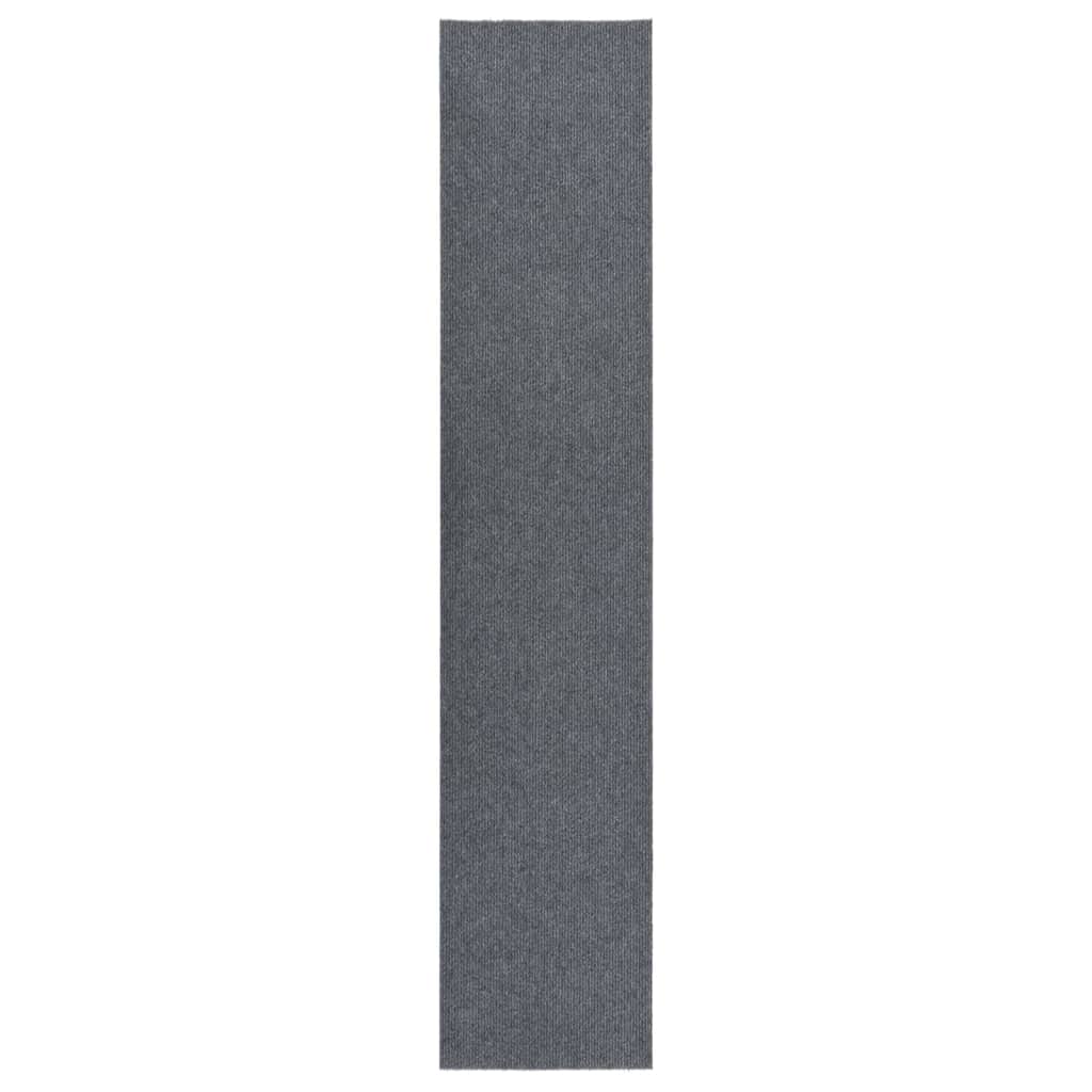 Vidaxl droogloopmat 100x500 cm gris