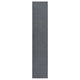 Vidaxl droogloopmat 100x500 cm gris