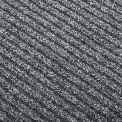 Vidaxl droogloopmat 100x500 cm gris