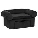 Banque de chien vidaxl avec tiroir 75x50x38 cm noir - afbeelding 2