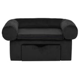 Banque de chien vidaxl avec tiroir 75x50x38 cm noir - afbeelding 3