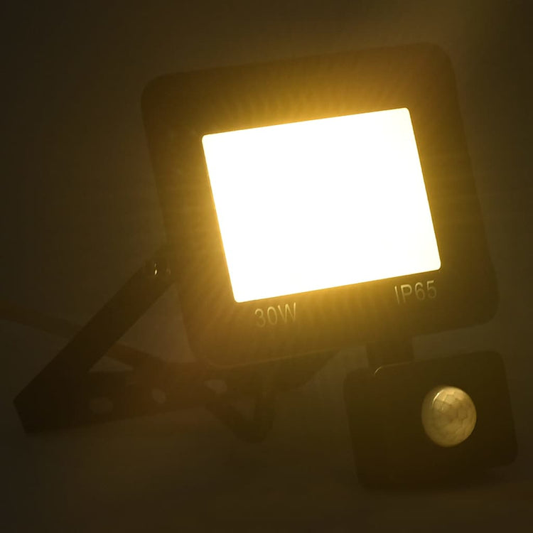 Spot VidaXL avec capteur LED 30 W blanc chaud