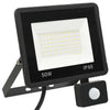 Spot VidaXL avec capteur LED 50 W blanc chaud