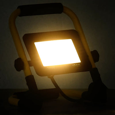 Spot VidaXL avec poignée LED 30 W blanc chaud