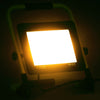 Spot VidaXL avec poignée LED 100 W blanc chaud