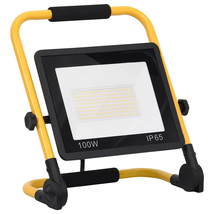 Spot VidaXL avec poignée LED 100 W blanc chaud