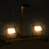 Vidaxl Spotlight avec poignée LED 2x20 W blanc chaud