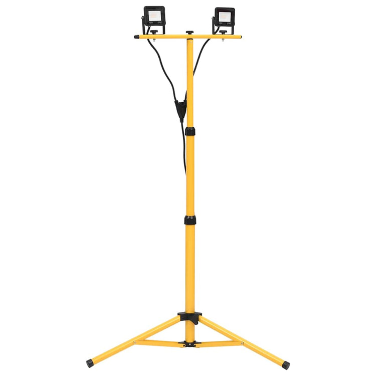 Spot VidaXL avec trépied LED 2x10 W blanc chaud