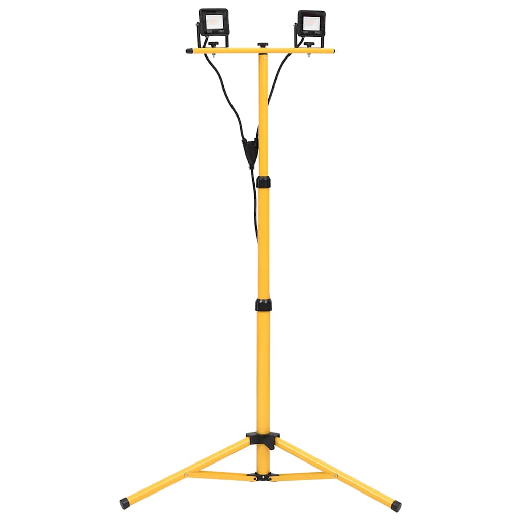 Vidaxl Spotlight avec trépied LED 2x10 W blanc froid