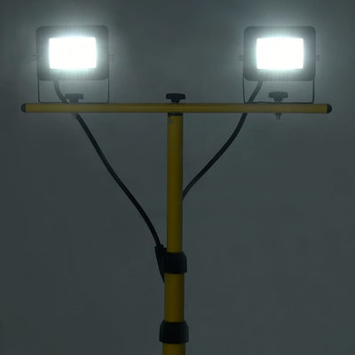 Vidaxl Spotlight avec trépied LED 2x10 W blanc froid