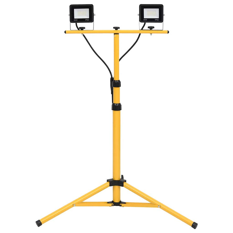 Spot VidaXL avec trépied LED 2x20 W blanc froid