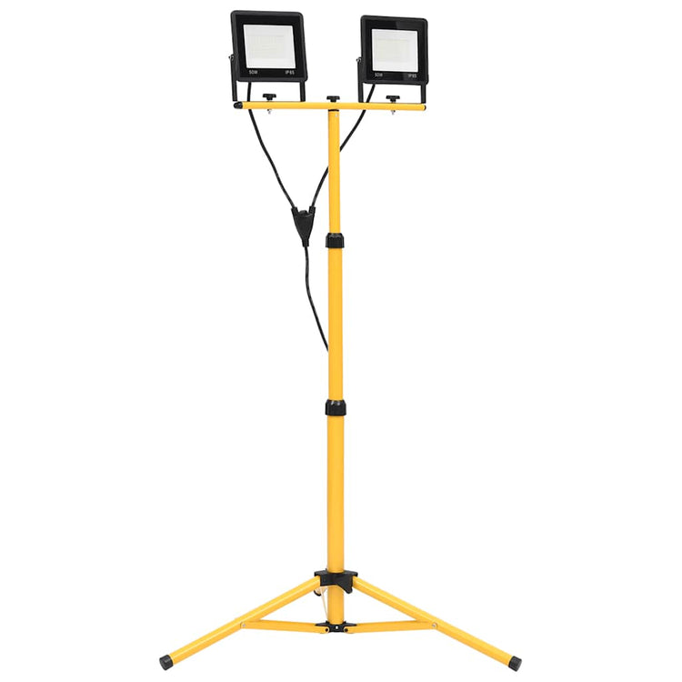 Spot VidaXL avec trépied LED 2x50 W blanc froid