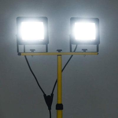 Spot VidaXL avec trépied LED 2x100 W blanc froid