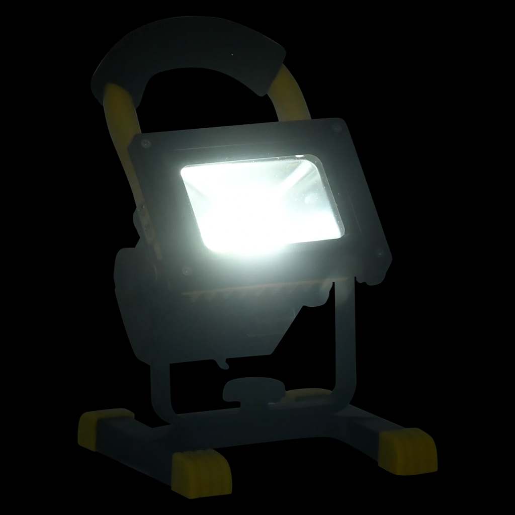 Vidaxl Spotlight avec poignée LED rechargeable 30 W blanc froid