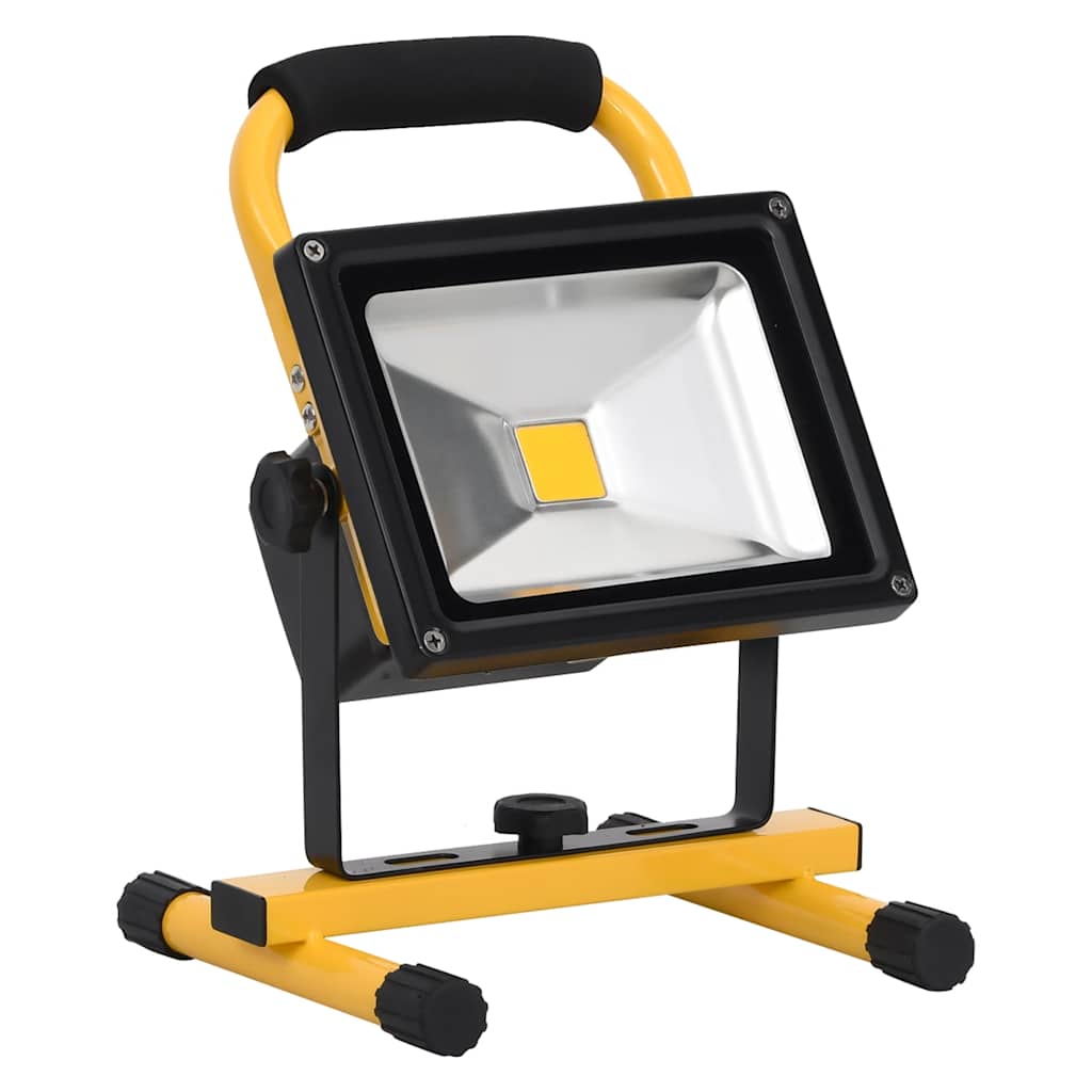 Vidaxl Spotlight avec poignée LED rechargeable 30 W blanc froid